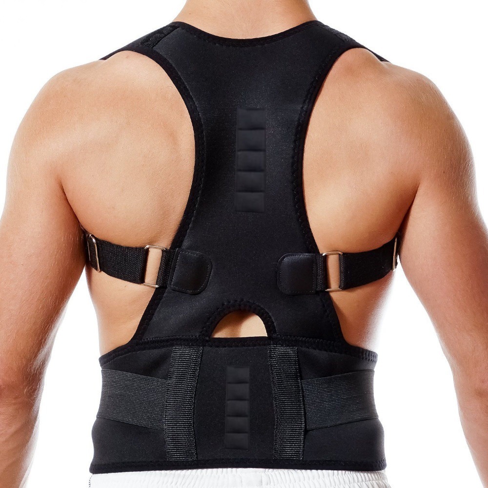 Posture Corrector Back - Corrector de Postura Magnético para Adultos,