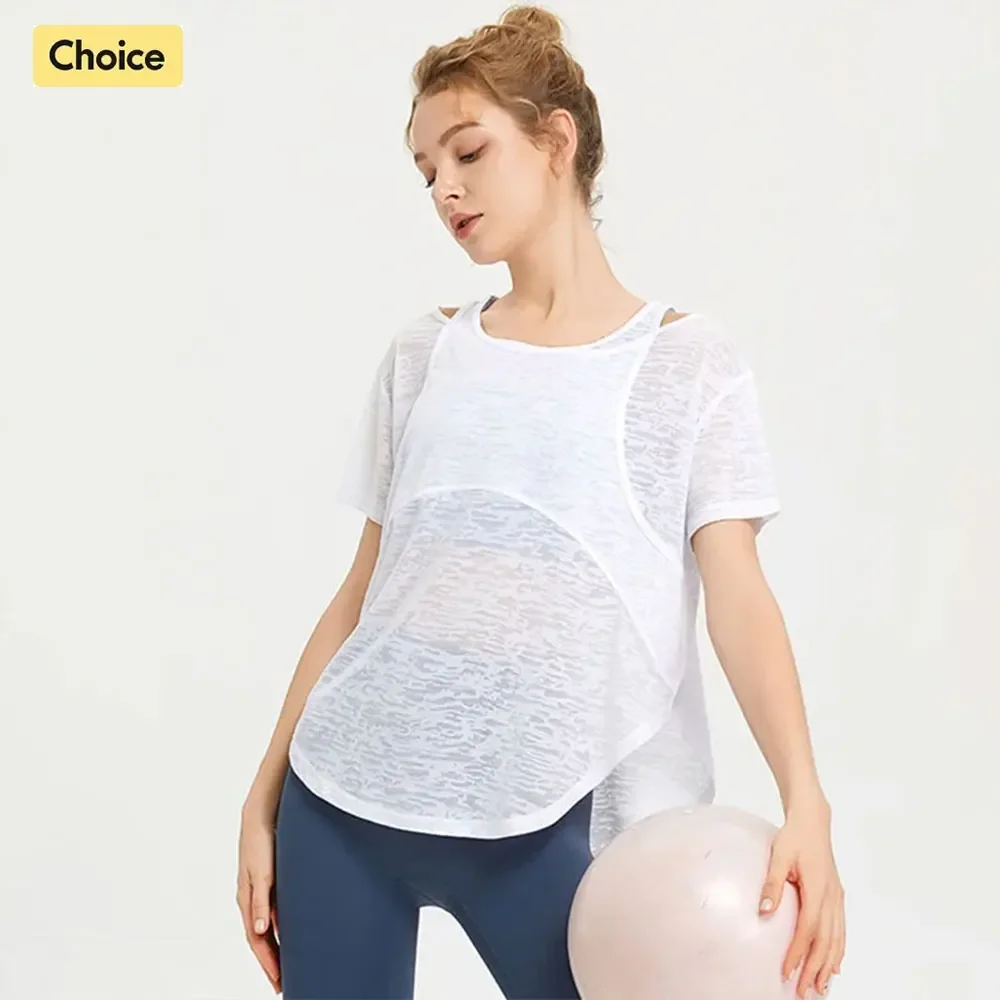 Yoga Fitness Outfit - Stown-ropa deportiva para mujer, camiseta de