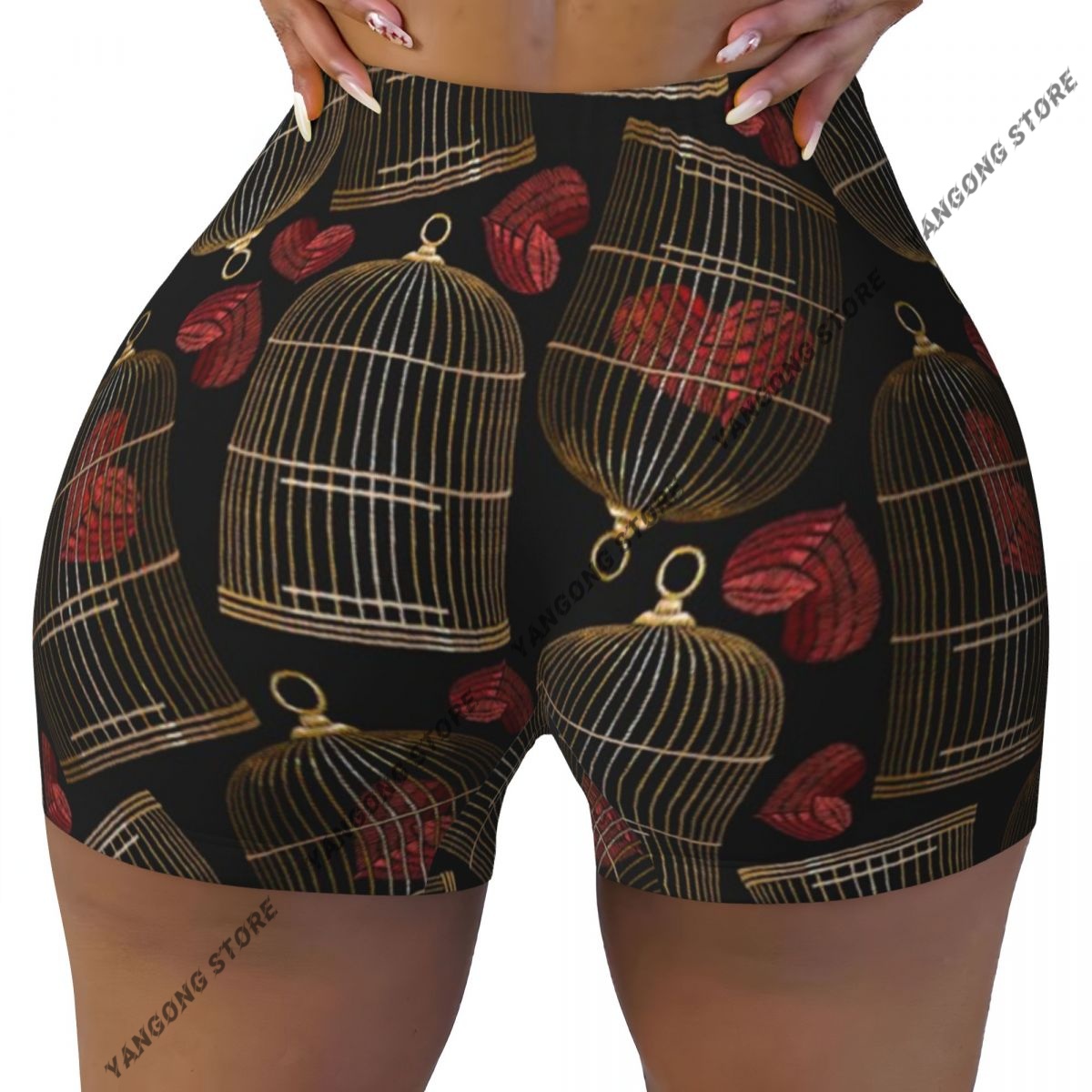 Yoga Fitness Centre - Pantalones cortos de yoga para mujer,