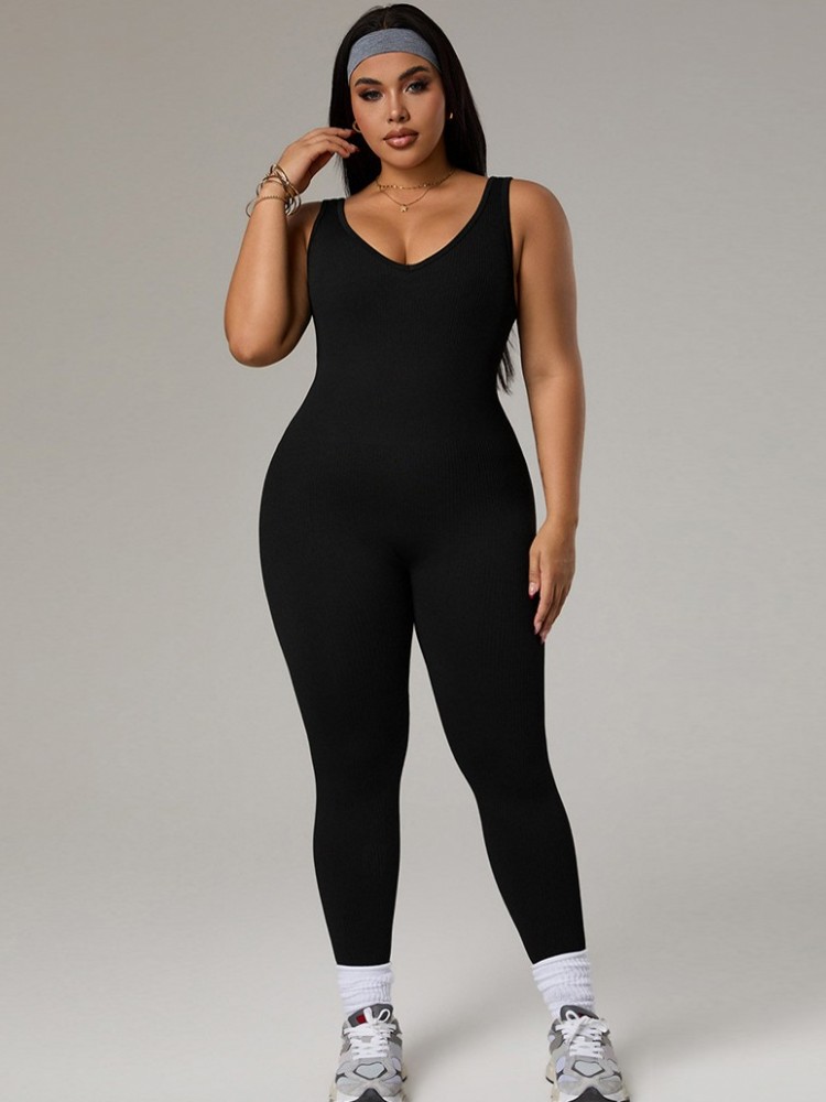 Yoga Fitness Outfit - Traje deportivo de talla grande para