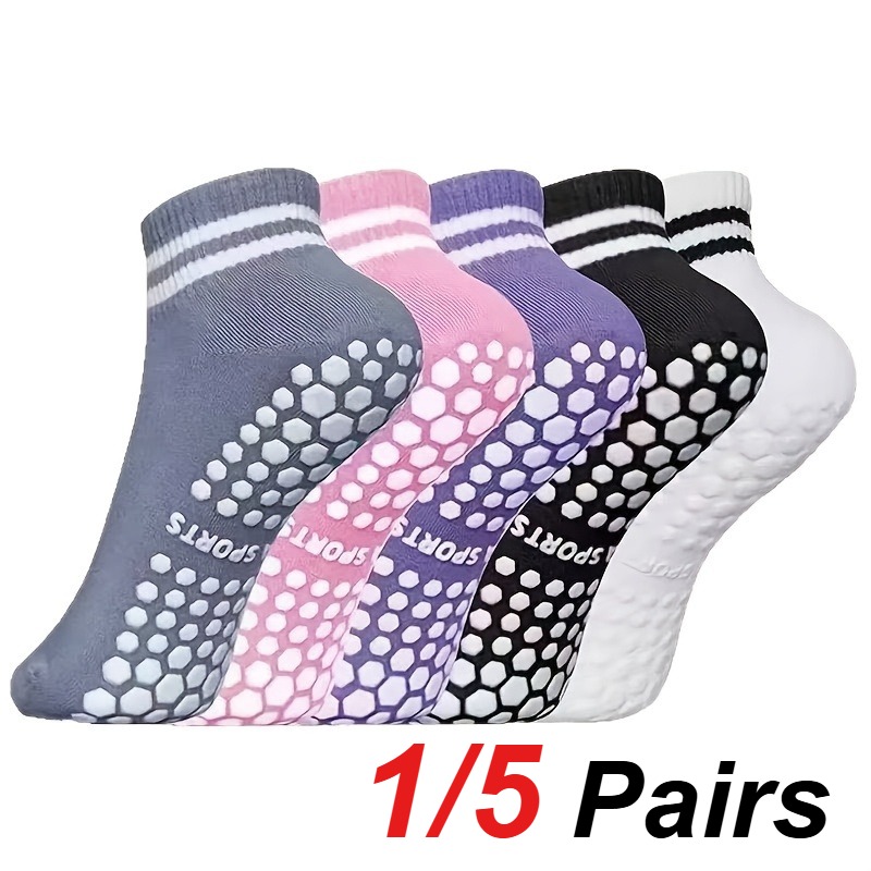 Yoga Fitness & Nutrition Llp - 1/5 par de calcetines de silicona