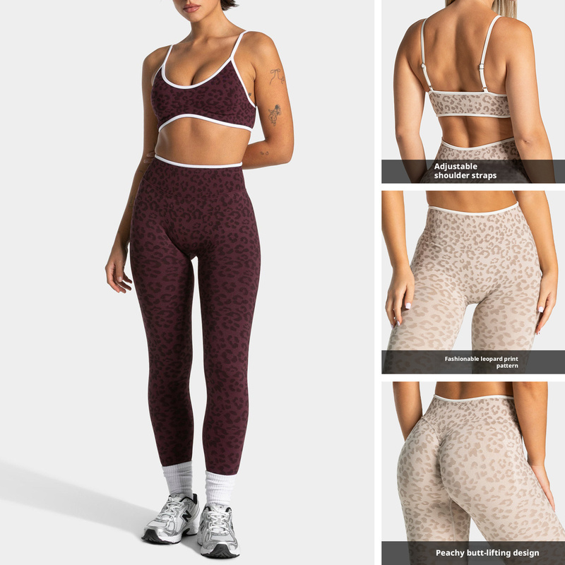 Yoga Fitness Outfit - Conjunto de Yoga sin Costuras con