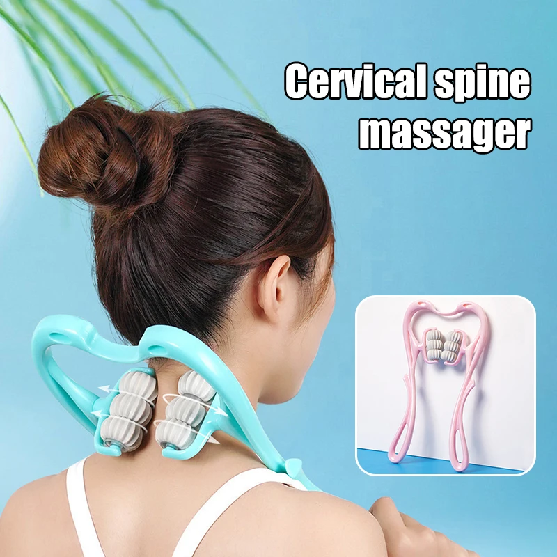 Shoulder Massage Ball - Masajeador Cervical Multifuncional Manual con 6
