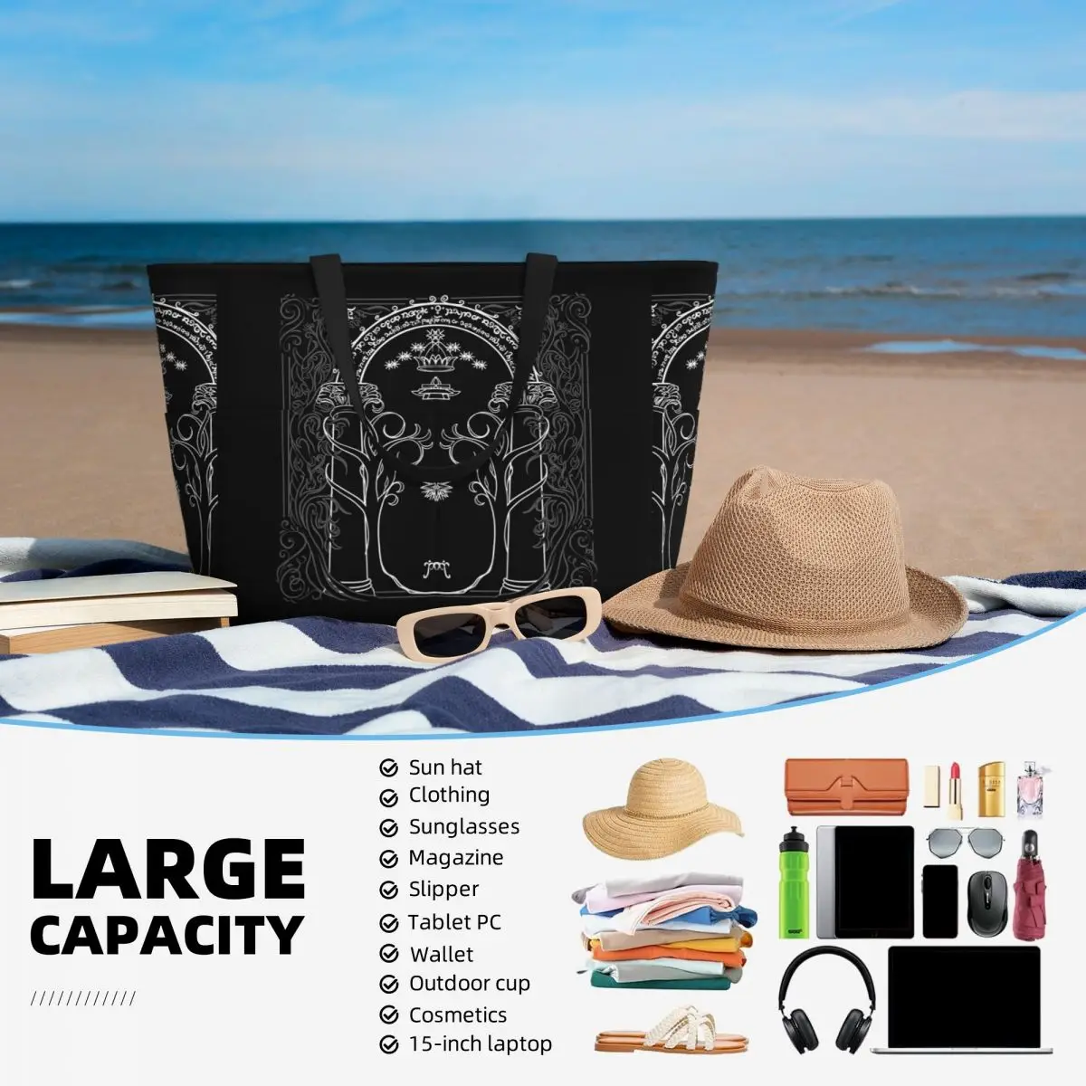 Bolso de mano estilo J.R.R.Tol - J-Yoga Fitness reseña y precio
