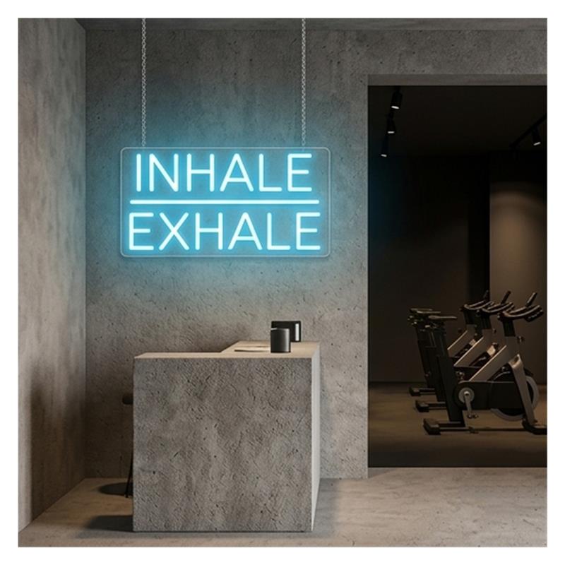 Letrero luminoso de neón con d - Yoga Fitness Holiday reseña y precio