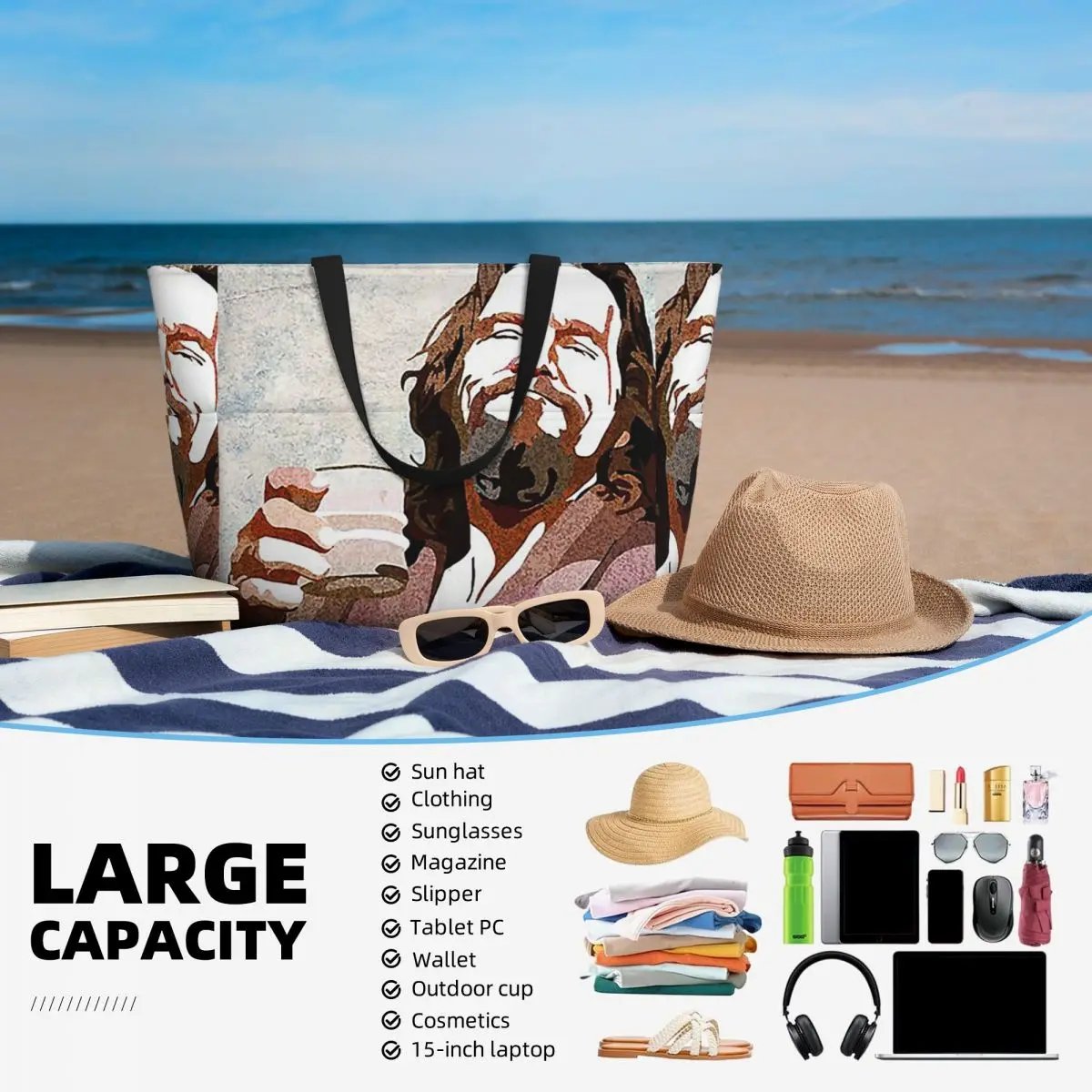 Big Lebowski Dude Portrai - Bo - Yoga Fitness Dude reseña y precio