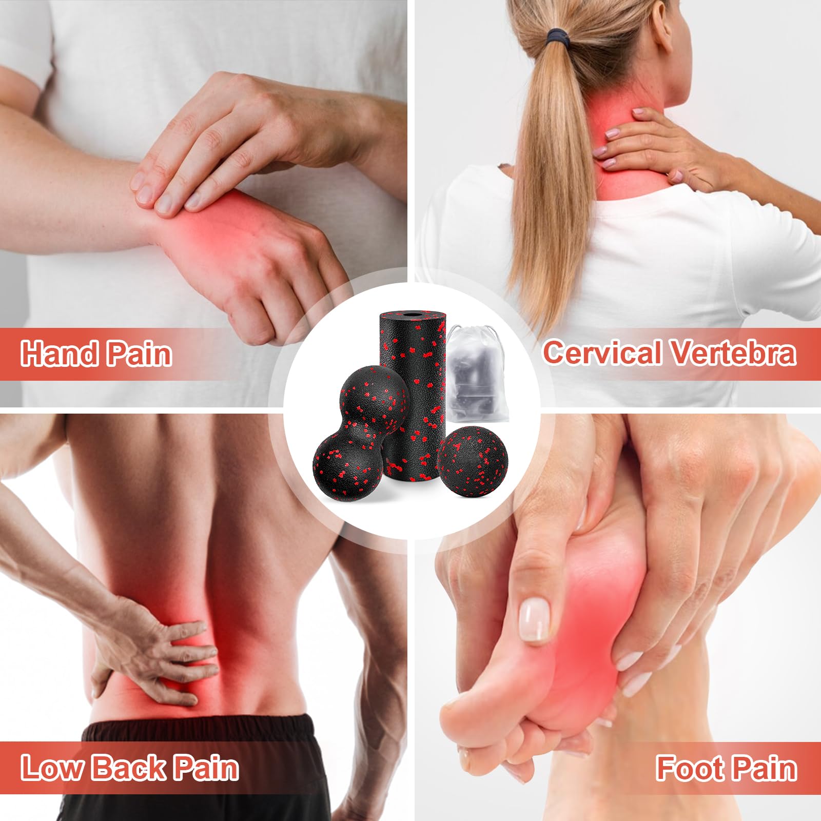 Rodillo de Yoga hueco para mas - Shoulder Massage Ball reseña y precio