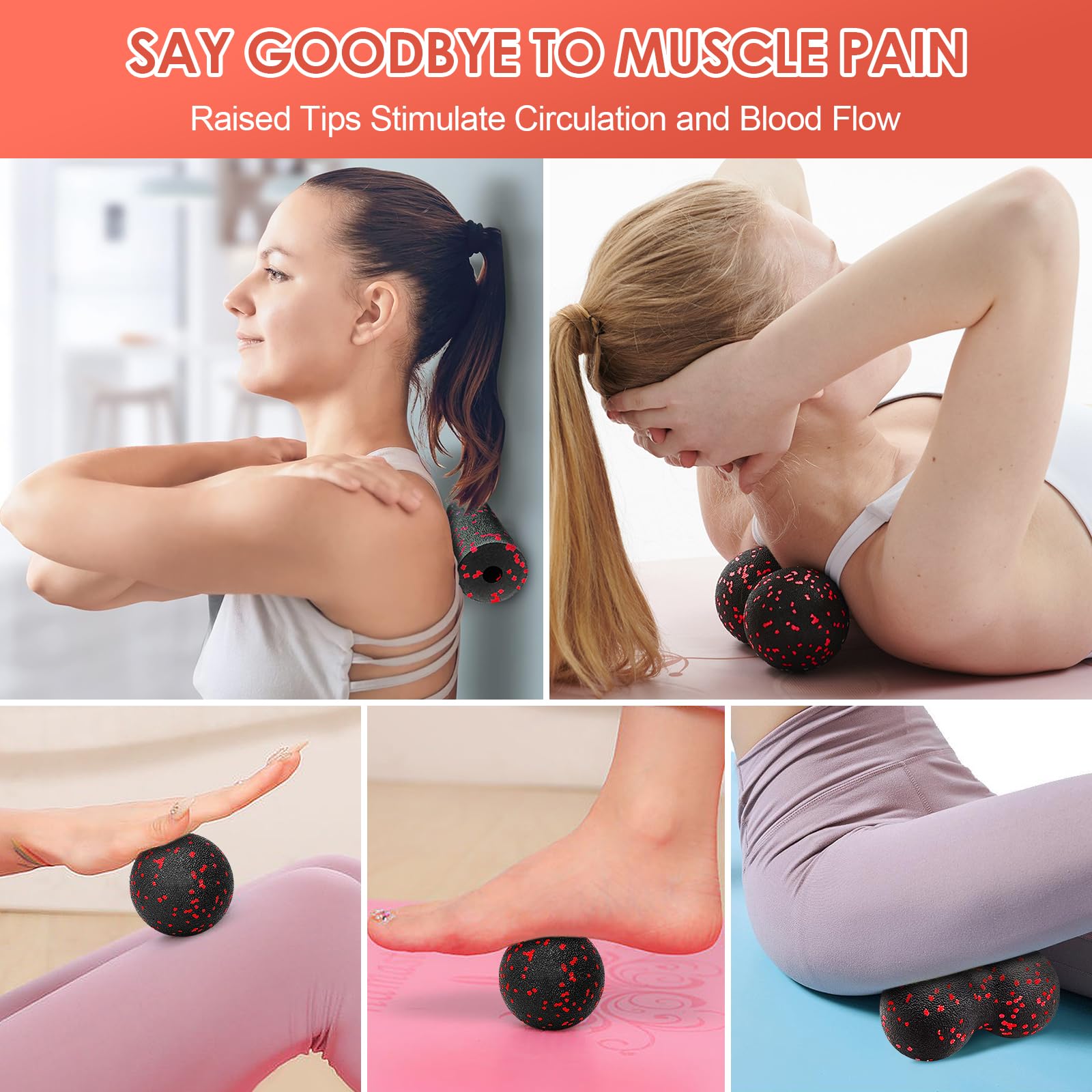 Rodillo de Yoga hueco para mas - Shoulder Massage Ball reseña y precio