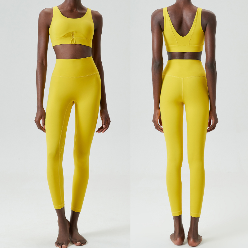 Conjunto de dos piezas con cre - Yoga Fitness Outfit reseña y precio