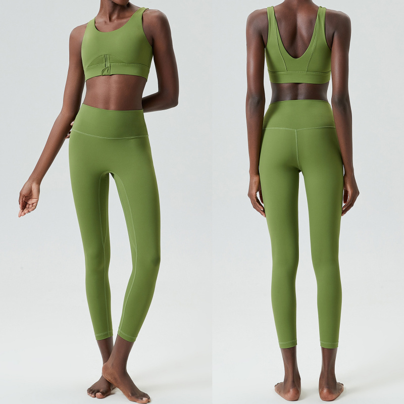 Conjunto de dos piezas con cre - Yoga Fitness Outfit reseña y precio