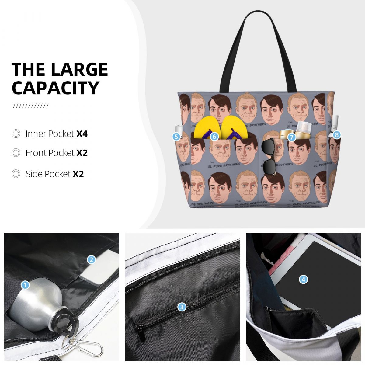Bolso de mano Peep Show Mark A - Yoga Fitness Dude reseña y precio