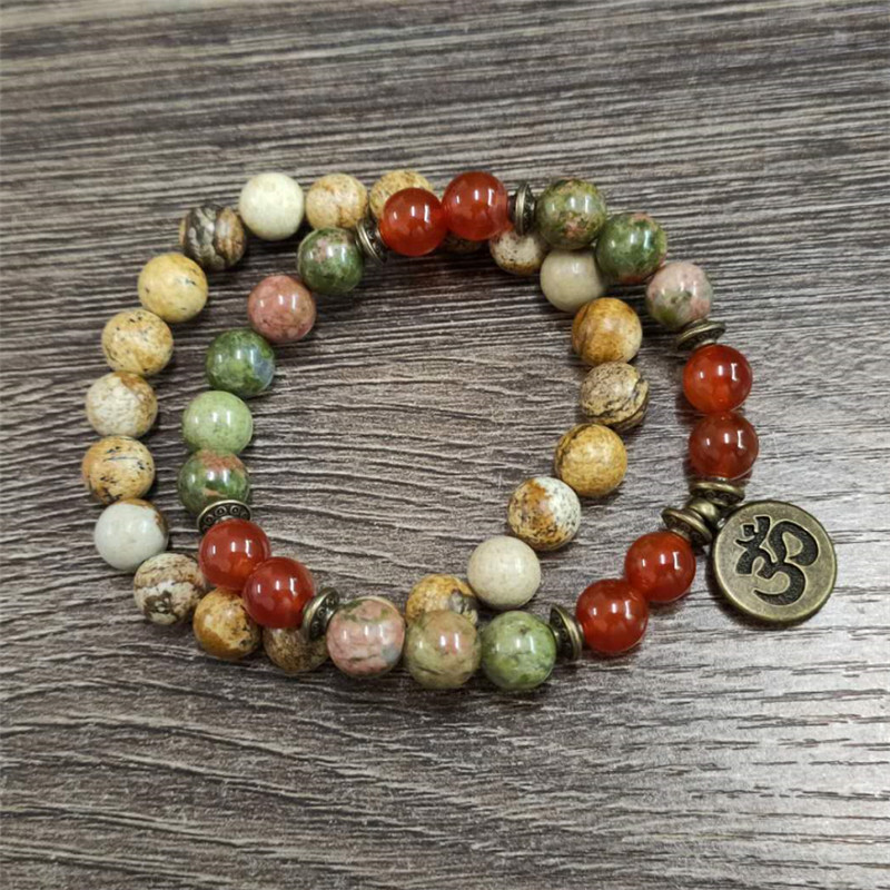 Charm Stone muñeca Mala crista - J-Yoga Fitness reseña y precio
