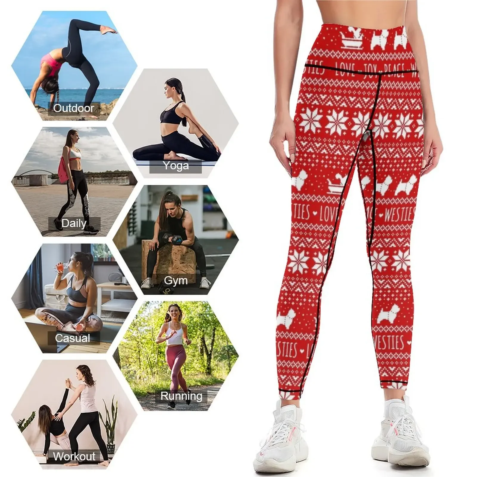 Amor, Alegría, Paz, Westies |  - Yoga Fitness Holiday reseña y precio