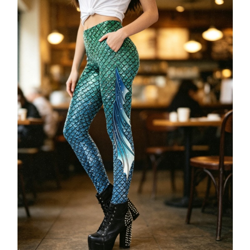 Leggings con Estampado 3D de E - Yoga Fitness Holiday reseña y precio