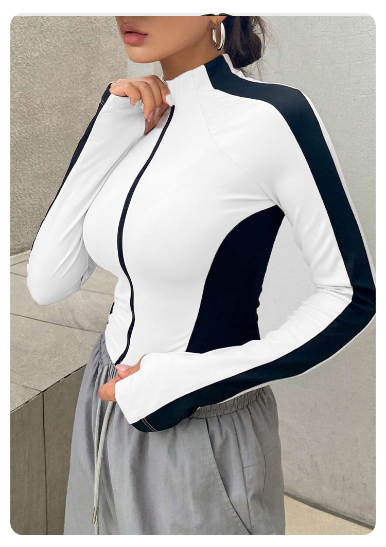 Chaqueta de yoga con cuello al - Yoga Fitness & Nutrition Llp reseña y precio