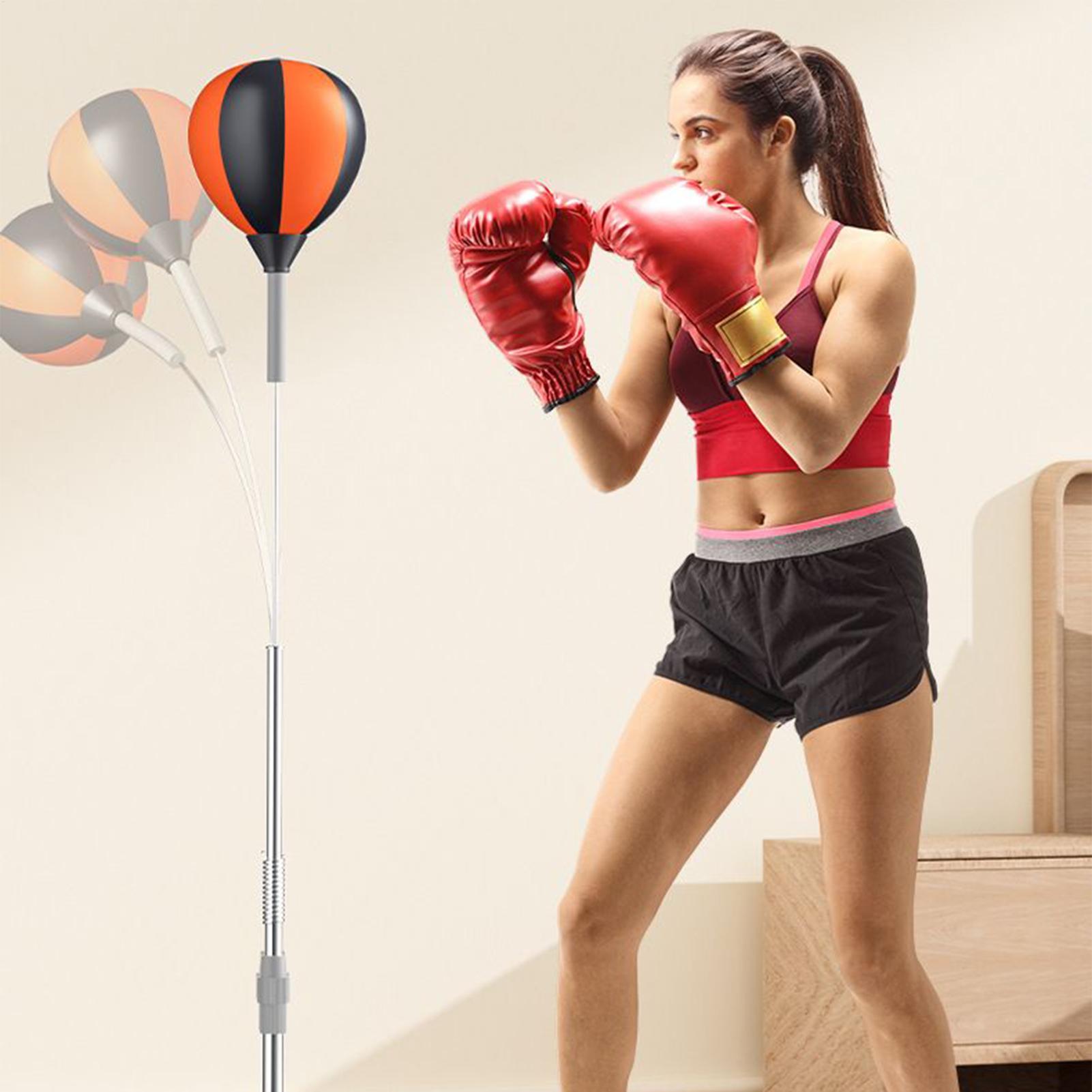 Saco de boxeo vertical con sop - Boxing Punching Bag reseña y precio